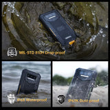 Oukitel WP23 Rugged Mobile Phones 6.52 Inch HD 10600 mAh Battery Smartphone Android 13 4GB+64GB 13MP Rear Camera Cellphone NFC