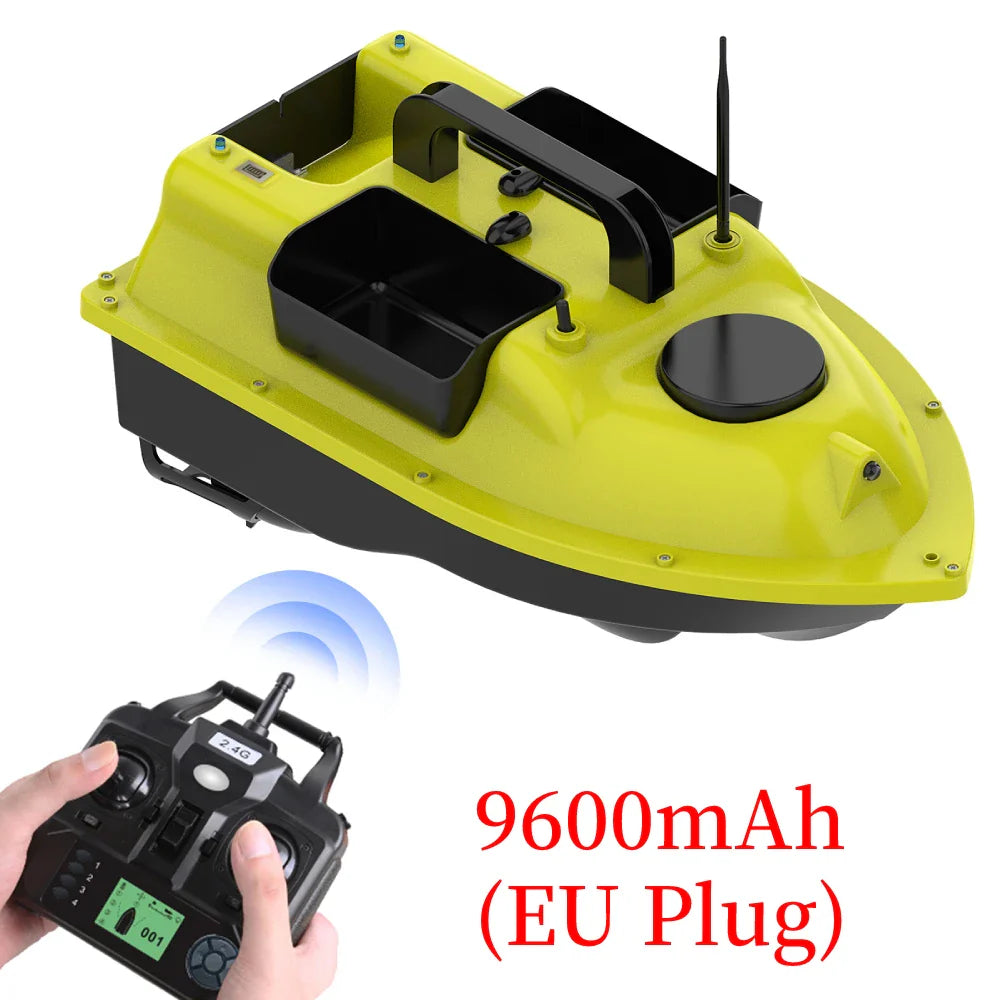 GPS Fishing Bait Boat w/ 3 Bait Containers Automatic Bait Boat 400-500M Remote Range Fishing Accessories Sea Ftackle