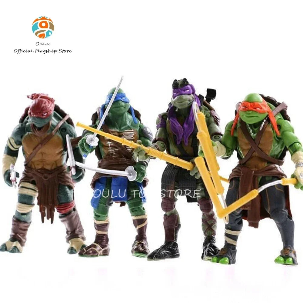 Neca Ninja Turtle Anime Figure Tmnt Action Figure 1990 Film Version Limited Edition Children Toys Room Ornament Birthday Gift