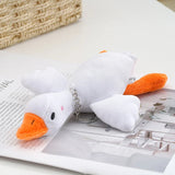 Duck Keychain Plush Keychain Goose Keychain Big Goose Doll Pillow Plush Toy Duck Plush Toys Fluffy Doll Keychain Cute Animal