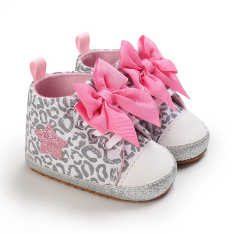 Newborn Baby Shoes Boy Girl Classical Sport Soft Sole PU Leather Multi-Color First Walker Casual Sneakers White Baptism Shoes