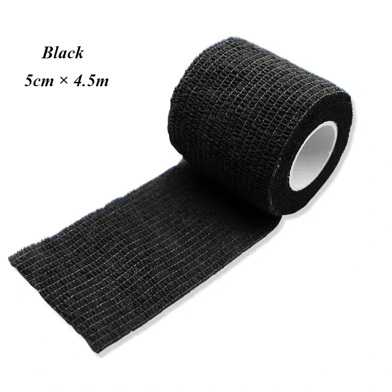 Black Tattoo Grip Bandage Cover Wraps Tapes Nonwoven Waterproof Self Adhesive Finger Protection Tattoo Accessories Supply