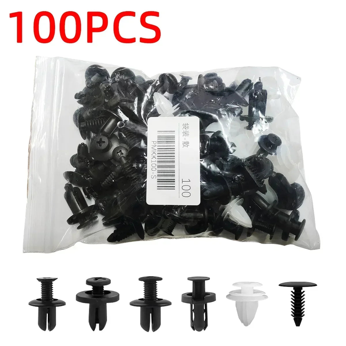 100/415/680PCS Car Fastener Clips Mixed Car Fasteners Door Trim Panel Auto Bumper Rivet Retainer Push Engine Cover Fender Clip