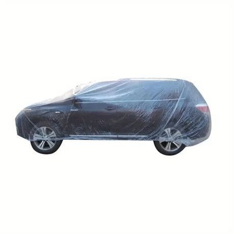 Disposable Transparent Car Clothing Cover Dustproof Rainproof Transparent Paint Dustproof Plastic PE Film Rainproof Car Cover