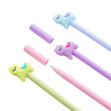 12 pcs/lot Kawaii Alpaca Cartoon Gel Ink Pens School Office Writing Supplies Gift Stationery Cute Pen Kids Prizes Cute Pens