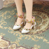 2.3cm*1cm Doll Shoes Ob24 22 Doll Noble Bow High Heels With Button For Blythes Licca Azones Ob24 Ob22 Fr Doll Body