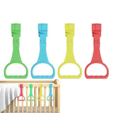 Playpen Pull Up Rings Baby Stand Up Rings Crib Pull Rings Baby Walking 4pcs Comfortable And Practical Baby Bed Stand Up Rings