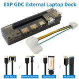 EXP GDC External Laptop Video Card Dock Laptop Docking Station Graphics Card Adapter Mini PCI-E NGFF M.2 A E Key Expresscard