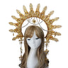 Gorgeous Sun Godmother's Crown Lolita KC Notre Dame Virgin Mary Halo Princess Queen Pope Tiara Headband