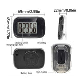 Accurate Step Counter Accurate Step Counter With Clip Step Trackers 3D Pedometer With Simple Large Digital Display For Adults