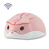 Cute 2.4G Wireless Bluetooth Mouse Mini Optical Silent Gaming Mice 3D Cartoon Hamster Mouse For PC Laptop Tablet Computer Office