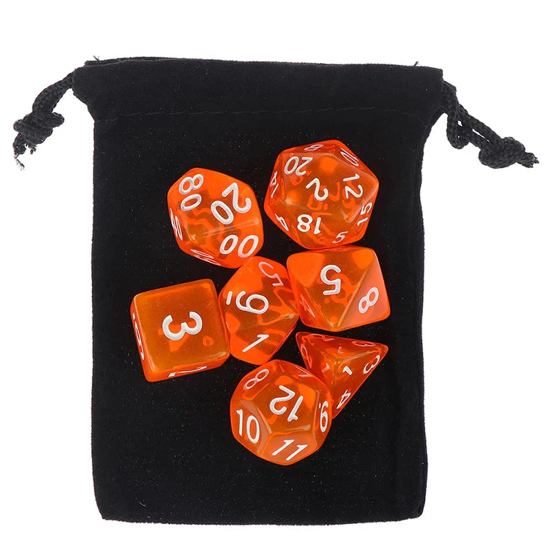 DND Dice Tray Dice Rolling Mat With Zippered Dice Holder - Compatible With Standard DND Polyhedral Dice Game Dice