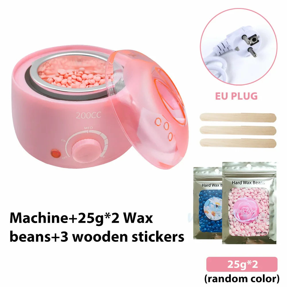 Hair Removal Machine Wax Heater Depilatory Epilator Wax-melt Waxing Kit Paraffin Heater Wax Beans Bead Heating Machine