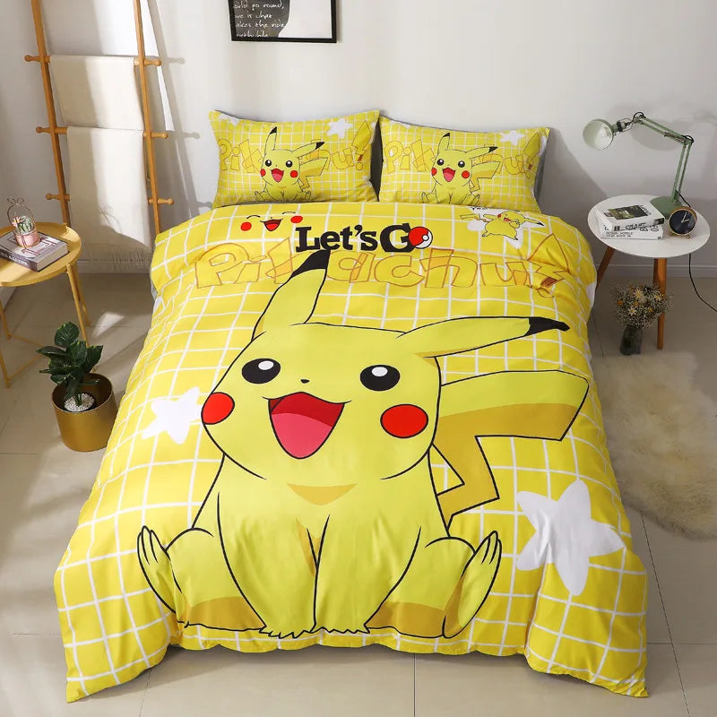 Keeppley Pokemon Animation Derivatives Bedding Sets Australia /Europe/USA Full Queen King Size Quilt Duvet Cover