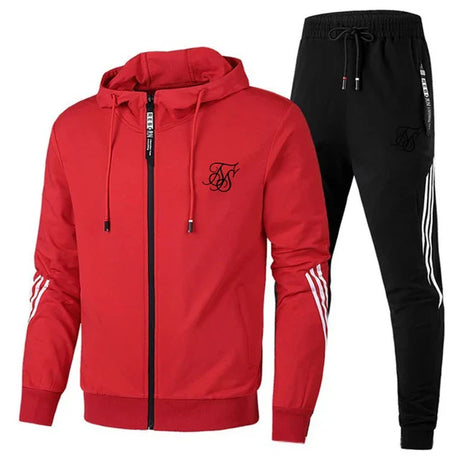 2024 new sik silk Mens Clothing Pullovers Sweater Men Tracksuits Hoodie Two Pieces + Pants Sports Shirts Fall Winter Track suit