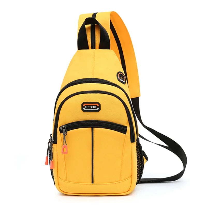 Men Women Polyester Shoulder Bags Outdoor Nylon Fanny Packs Casual Chest Bags Belt Pouch Travel Hip Bag Sport Purses Pocket