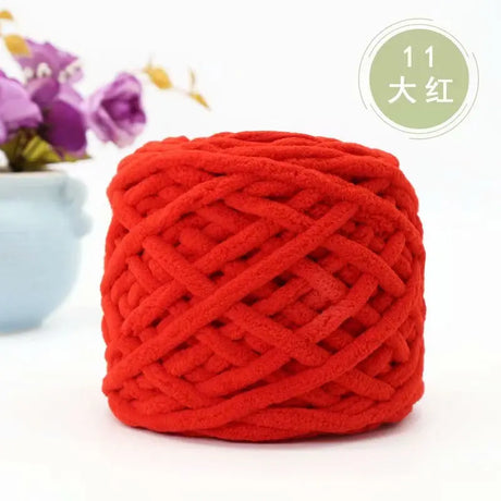 100g Chenille Knitting Yarn Crocheting Hair Soft and Comfortable Knitting Crochet Yarn for Hand Knitting Sweaters and Hats Knit