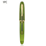 JinHao 9019 Luxury Fountain Pen Luxury Elegant  Acrylic Transparent Spin Pen F M Stationery Office School Supplies Writing Pen