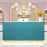 Modern Simple Reception Desk Proffesional Light Luxury Institute Beauty Counter Reception Desk Office Beauty Salon Furniture