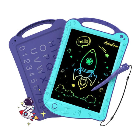 AstroDraw Colored Drawing Tablet for Kids Travel Activities Toy Space Doodle Board Autism Sensory Toddler Gifts for Birthday