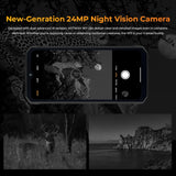 [World Premeire] HOTWAV W11 Rugged Phone 20800mAh 280LM Flashlight 6.6'' FHD+ Smartphone 33W 24MP Night Vision Mobile Phone