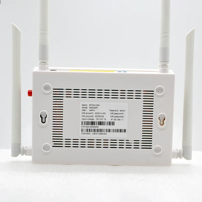 Fiber Optic Equipment Xpon GPON EPON ONU Router FTTH Giga Dual Band 2.4g 5g  WIFI +CATV