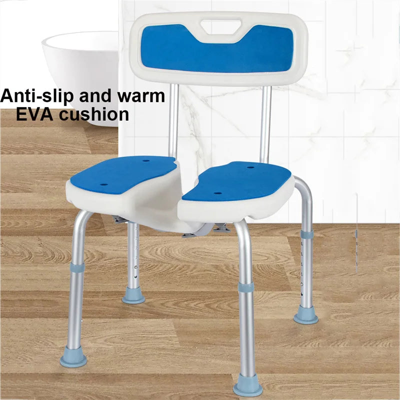 Disability Bath Chair Mobility Aids Elderly And Pregnant Women Foldable Anti-slip Stool Bathing For Handicap Bath Chair Aids