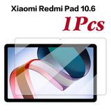 3Pcs Tempered Glass Cover For Xiaomi Mi Pad 5 6 Pro 11 Inch Screen Protector For Xiaomi Redmi Pad 10.6 Inch Tablet Film