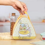 Breakfast Insulation Thermal Bag Small Triangular Rice Ball Lunch Box Bags Cute Portable Food Bento Fresh Pouch for Women Kids