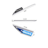 2pcs car accessory Side Doors Blade car stickers car accessories interiors For Tiguan L mk1 mk2 5N 2 R 2021 2020 2019 2018-2009