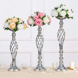 Table Candle Holder Arrangement Gold Iron Vase Twisted Path Candle Holder Wedding Flower Wedding Props Home Furnishings