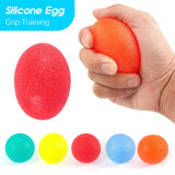 Silicone Egg Fitness Hand Expander Gripper Strengthener Forearm Wrist Finger Exerciser Trainer Stress Relief Power Ball Gift