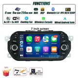 7 inch Screen For FIAT TIPO EGEA 2015 2016 2017 Android 13 Car Intelligent System Radio Multimedia Player Navigation GPS 4G WIFI