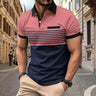 Summer New Men's Polo Shirt with High Quality Polo Collar Short Sleeve Casual Fake Pocket Business Fashion European Size Polo Sh