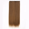 Synthetic Clip in Hair Extensions 6 Pcs/Set 16 Clips Long Straight Hairpieces Clip On Hair Extension for Women Blonde