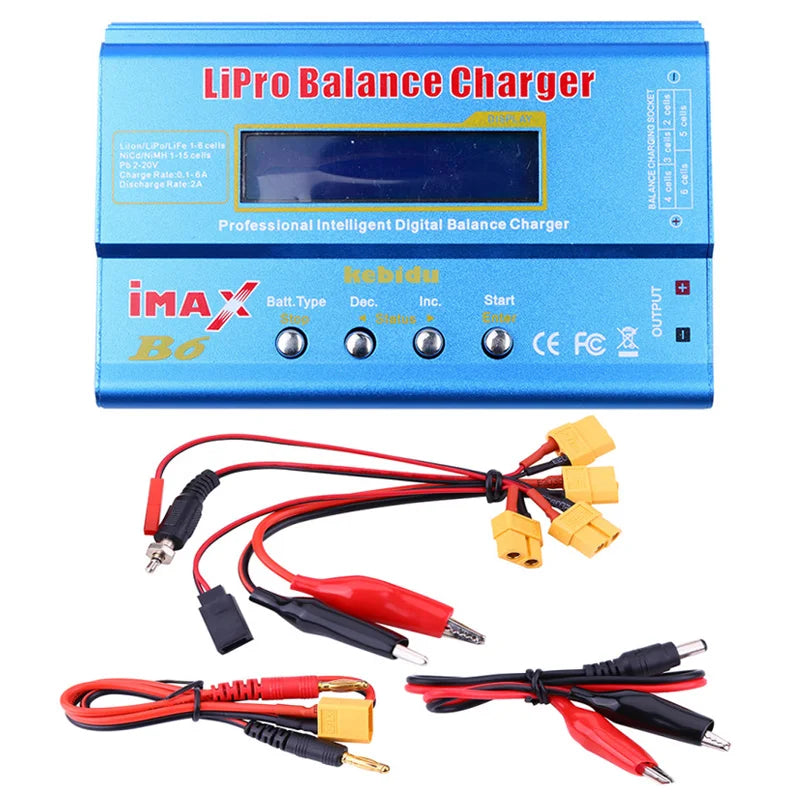 IMAX B6 80W Battery Charger Lipo NiMh Li-ion Ni-Cd Digital Lipro Balance Charger Discharger  AC Power 12V 5A Adapter For Rc Car