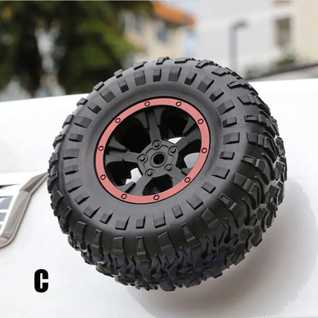 Kawaii Tire 3D Sticker for Trunk Auto Exterior Mini Shovel Spare Tire Sticker Car Body Cute Decorations Novelty Car Ornaments