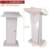 Simple Modern Class Furniture Church Lectern Speech Table Reception Desks Solid Wood Front Desk Cashier Desk Hotel Podium Tables