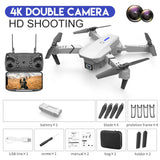 2023 New Quadcopter E88 Pro WIFI FPV Drone With Wide Angle HD 4K 1080P Camera Height Hold RC Foldable Quadcopter Dron Gift Toy