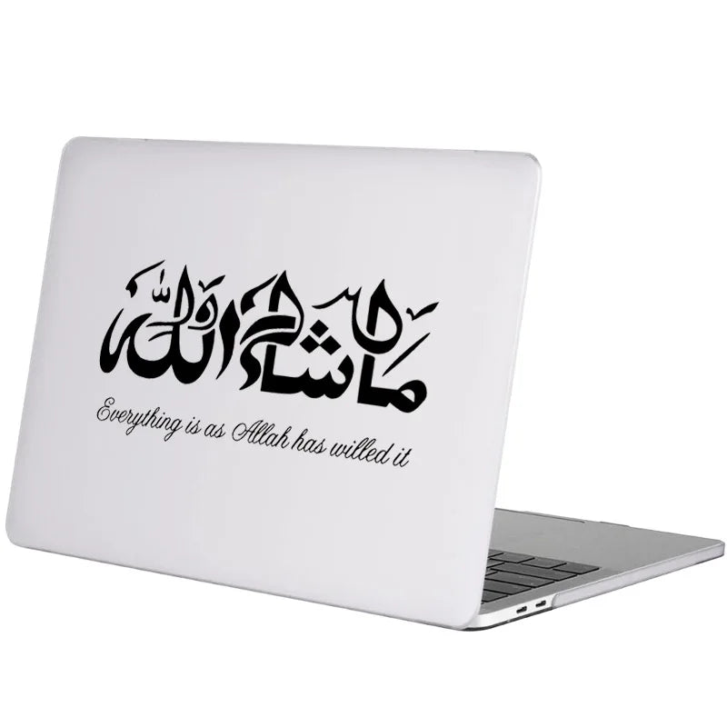 Islam Arabic Calligraphy Vinyl Laptop Decal for Macbook Pro 14 Air Retina 13 15 Inch Mac Skin iPad Notebook GPD Tablet Stickers