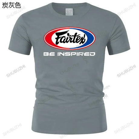 man Fashion brand summer t shirt Fairtex Be Inspired plain color Men's T-shirt men cotton casual tee shirt Short Sleeve tops