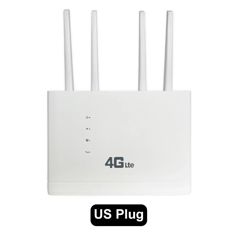 4G Wireless Router 150Mbps Network Modem4G Wifi Router With SIM Card Portable CPE Wireless Mobile Wi-fi Hotspot Networking Modem