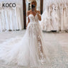 MACDOUGAL Appliques A-line Off the Shoulder Wedding Dress Tulle Bridal Gowns Elegant robe de mariée Custom Made For Women 2023