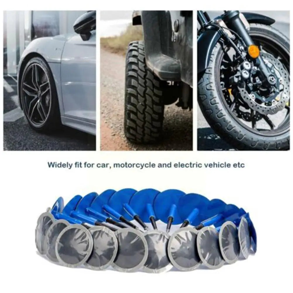 NEW 24pcs Tyre Puncture Repair Tubeless Wired Mushroom Plug Patch Kit for Car Motorcycle Truck Car professional Tools F3M6