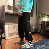 Men Sweatpants Casual Baggy Pants Button Down Pants Streetwear Hip Hop Men Clothing Trousers Solid New