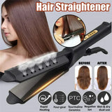 Four-gear Temperature Adjustment Ceramic  Hair Straightener  Widen Panel Professional Styling Tool  Hot Brush