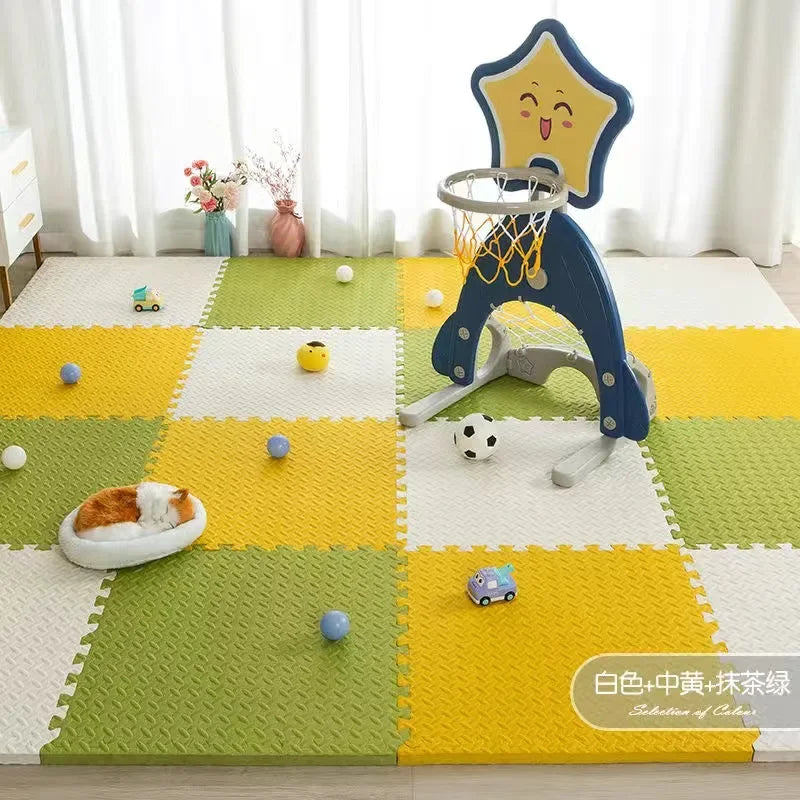 New Puzzle Mat Baby EVA Foam Play Black and White Interlocking Exercise Tiles Floor Carpet And Rug for Kids Pad 30*30*1cm Gifts