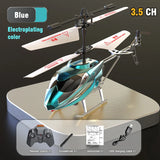 RC Helicopter 2.5CH Remote Control Airplane Kids Toy Resistant Collision Alloy Wireless Aircraft Toys for Boys Children Gifts