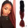 24Inch Synthetic Hair Extensions for Braids 100g/pc Jumbo Braiding Hair Kanekalon Colored Hair Pre Stretched Yaki Jumbo Braids