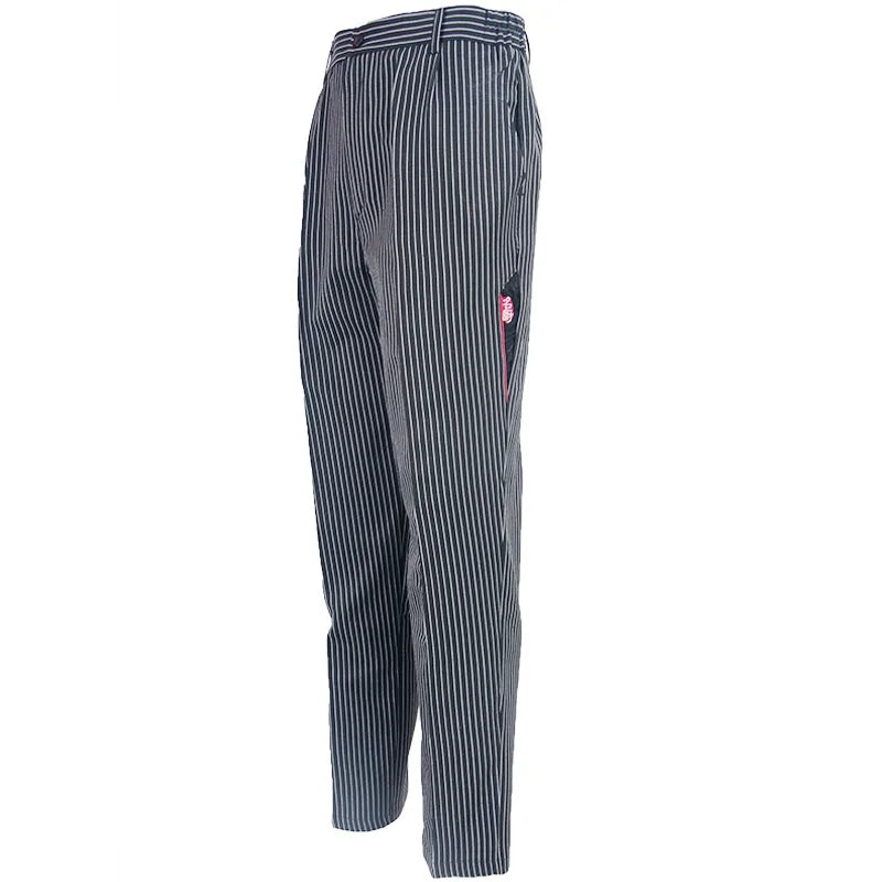 Chef Pants for Men Restaurant Kitchen Unisex Cook Works Catering Elastic Trousers Chef Zebra Pants Chef Bottoms Uniform Men